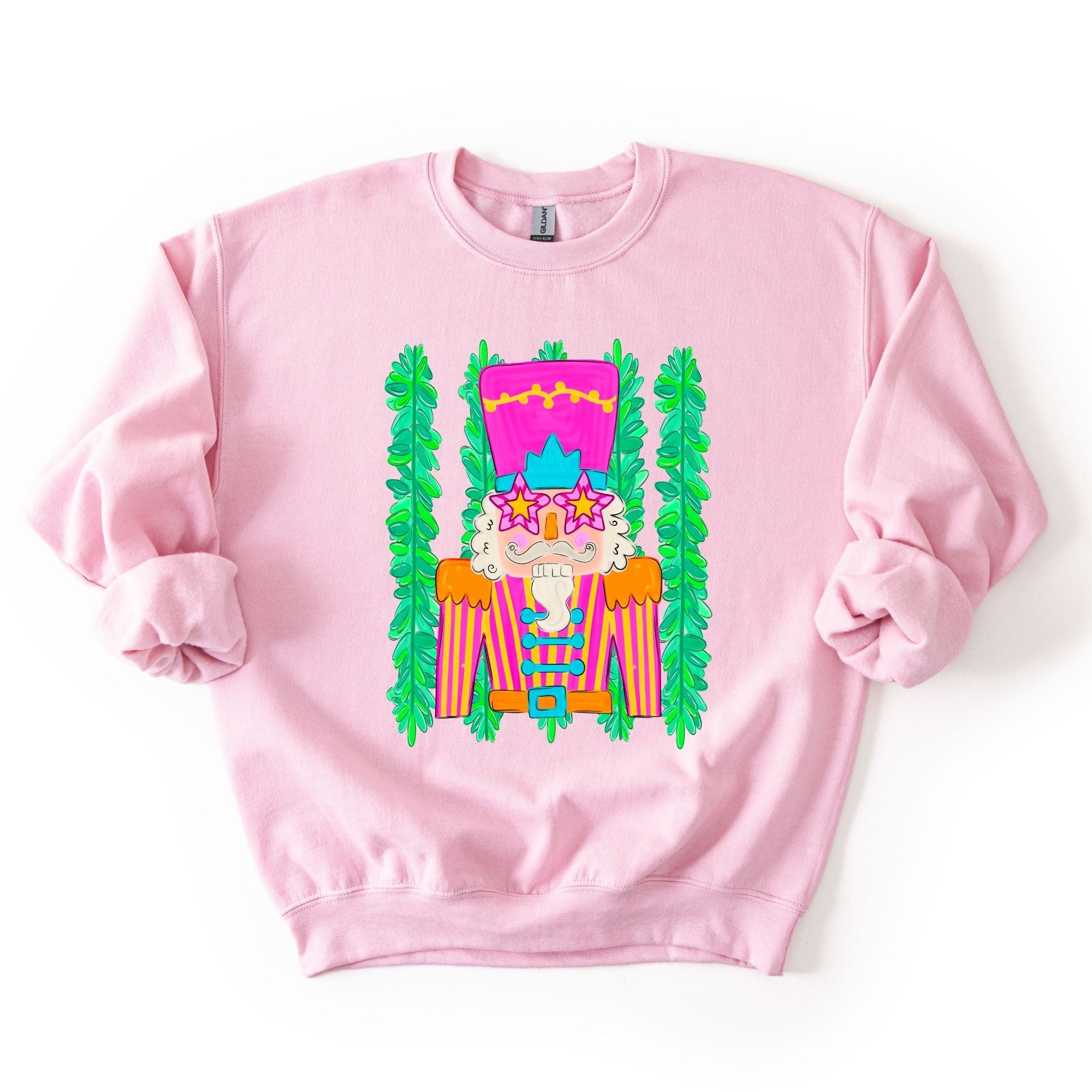 Neon Greenery Nutcracker