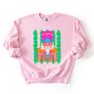 Neon Greenery Nutcracker