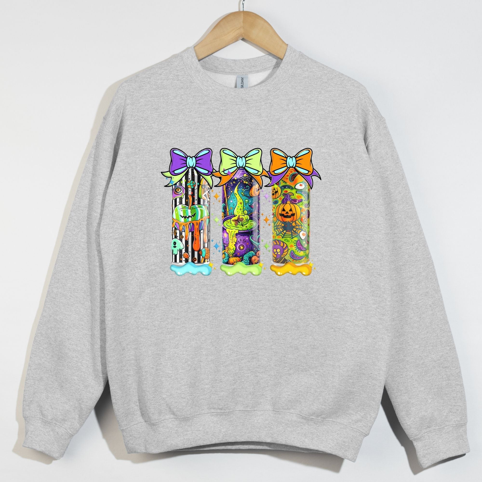 Neon Halloween Drinks Trio