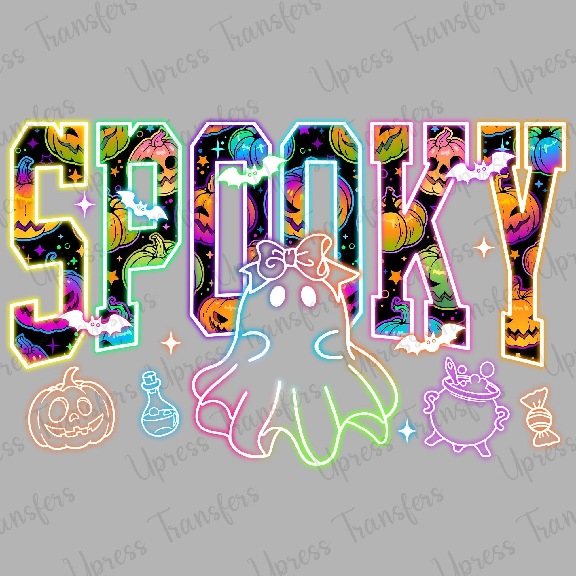 Neon Lined Spooky