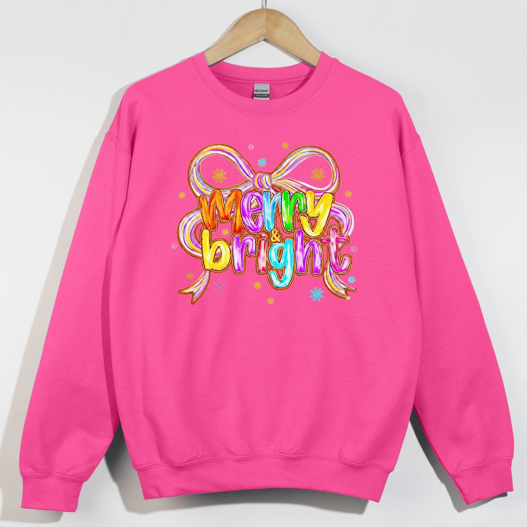 Neon Merry and Bright Glitter