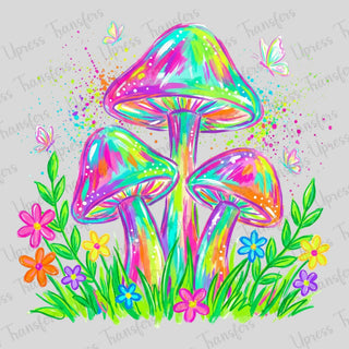 Neon Mushrooms