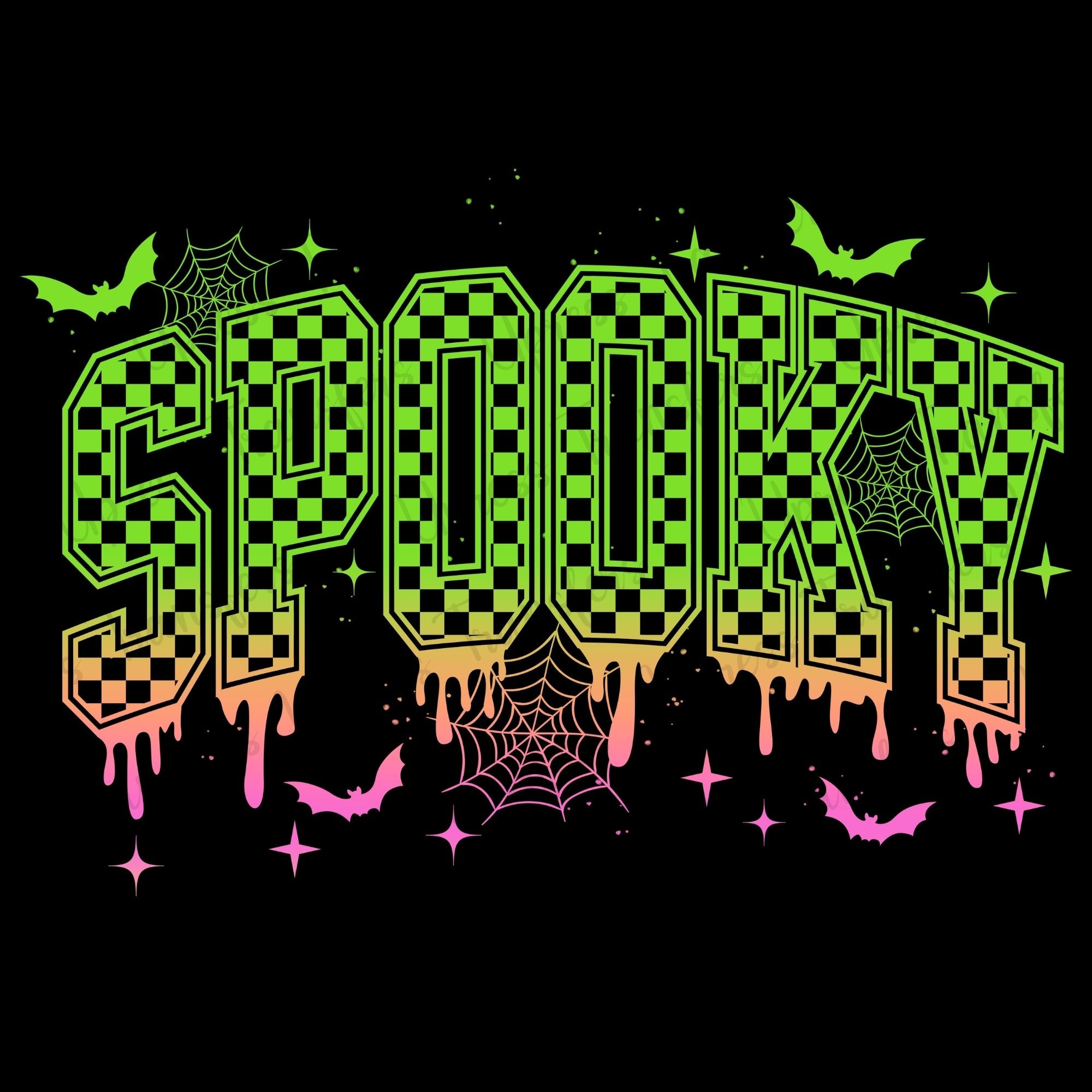Neon Ombre Spooky
