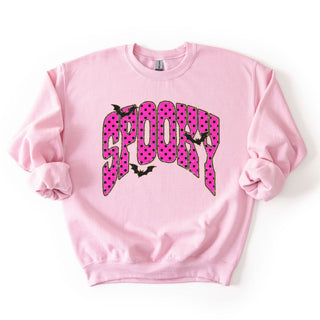 Neon Pink Polka Dotted Spooky