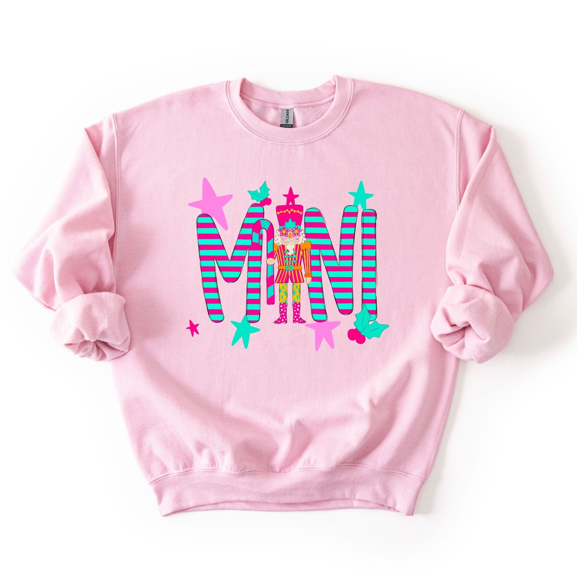 Neon Polka Dotted Mini Santa