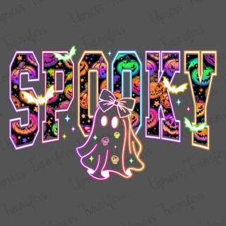 Neon Spooky Cute Ghost