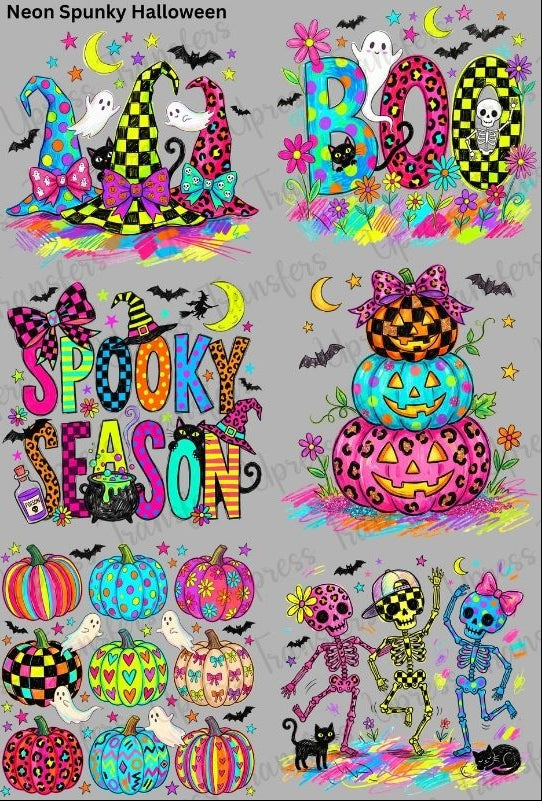 Neon Spunky Halloween