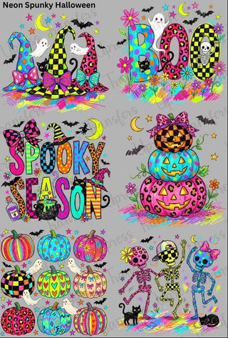 Neon Spunky Halloween