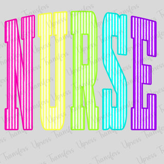 Neon Striped Nurse