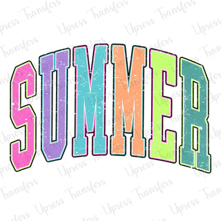 Neon Summer Varsity