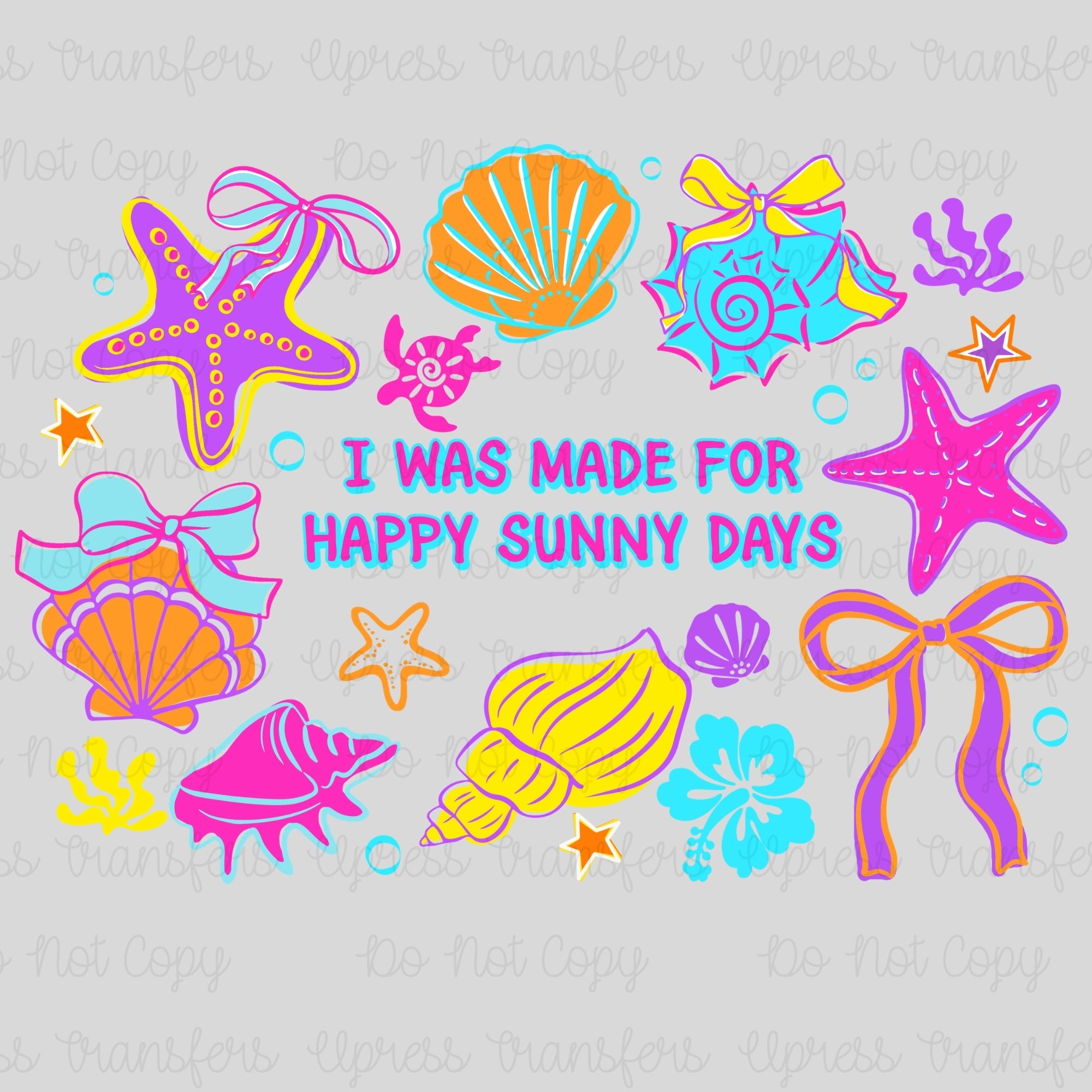 Neon Sunny Days Shells