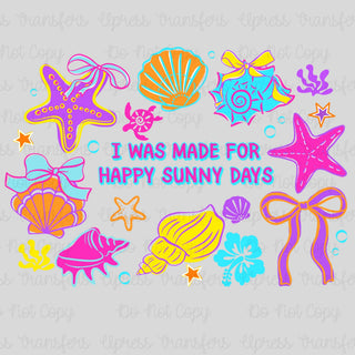 Neon Sunny Days Shells