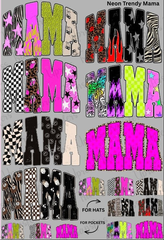 Neon Trendy Mama