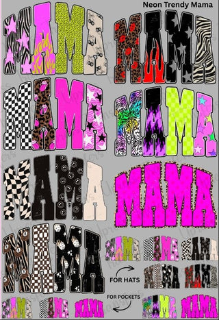 Neon Trendy Mama