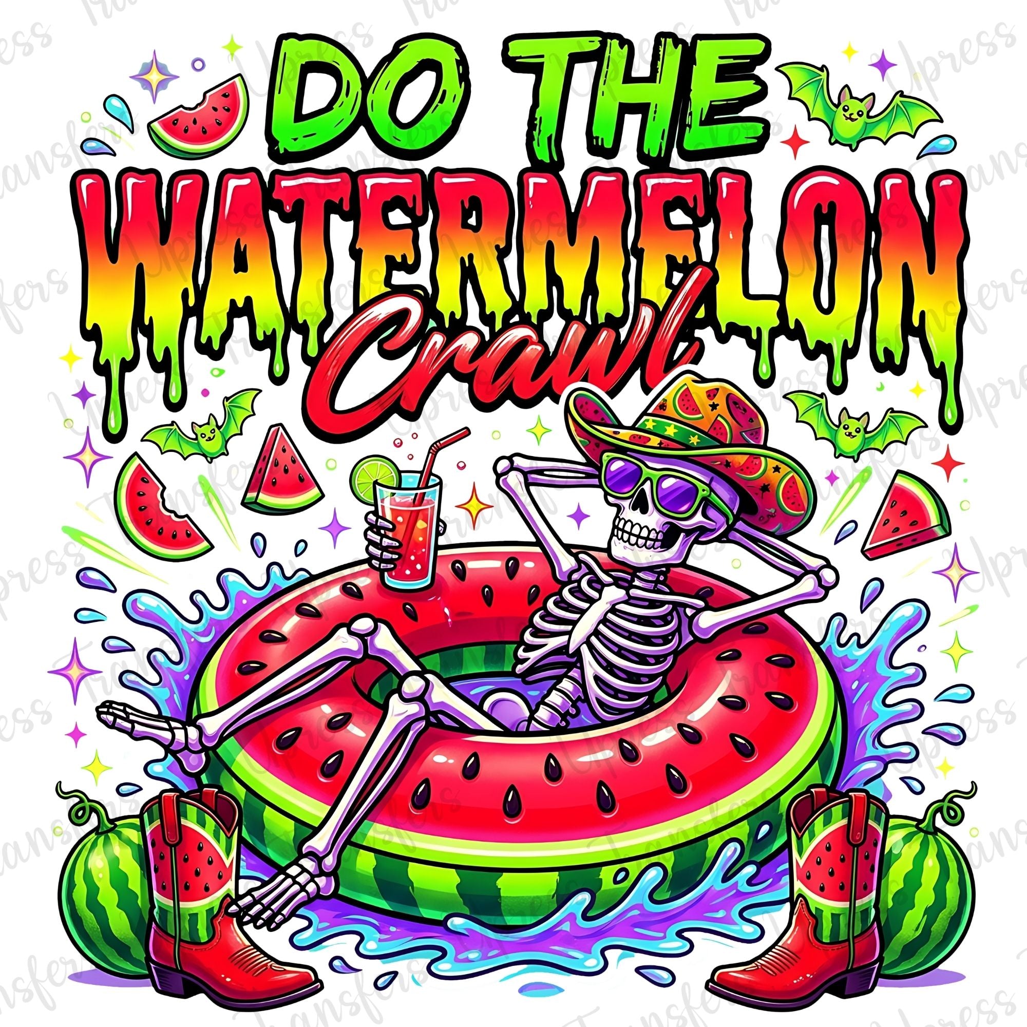 Neon Watermelon