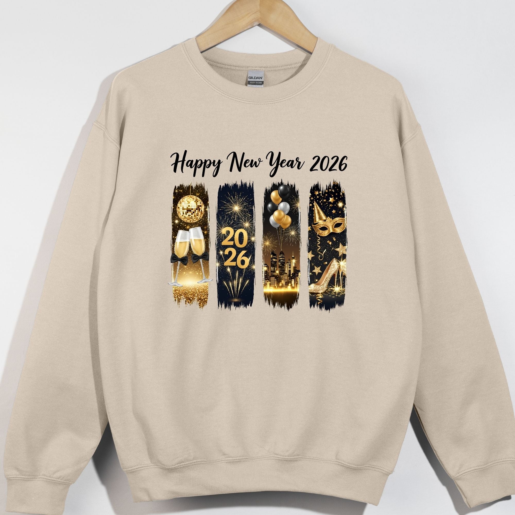 New Year 2026 Brushstrokes