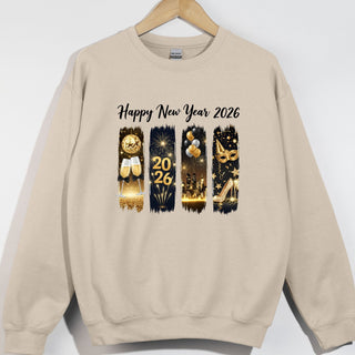 New Year 2026 Brushstrokes