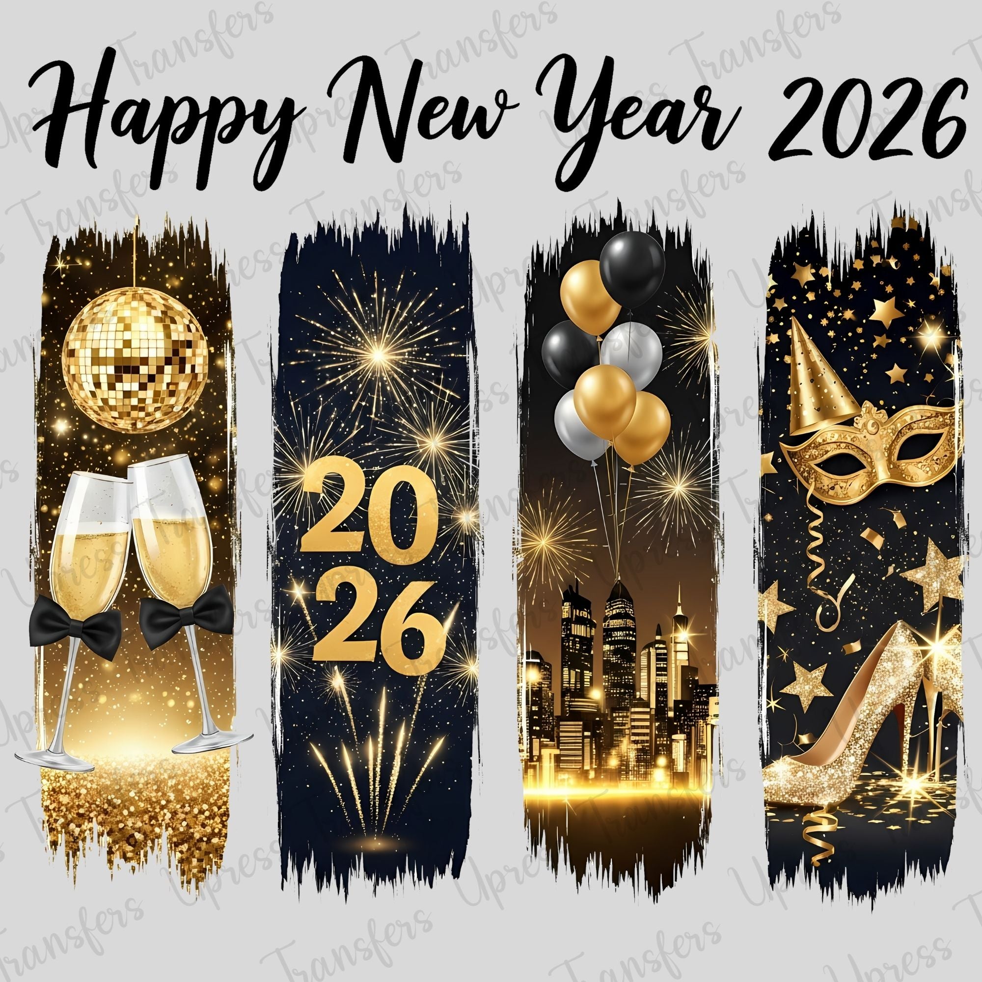 New Year 2026 Brushstrokes