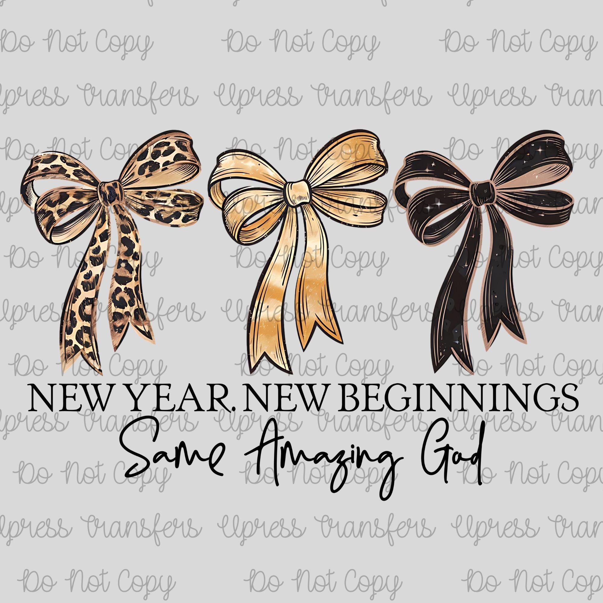 New Year Bow Trio