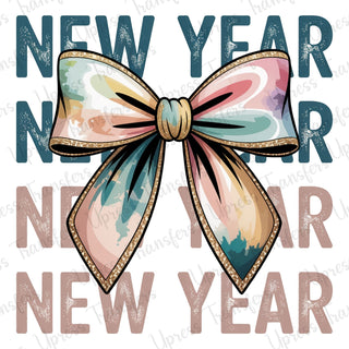 New Year x4 Colorful Bow