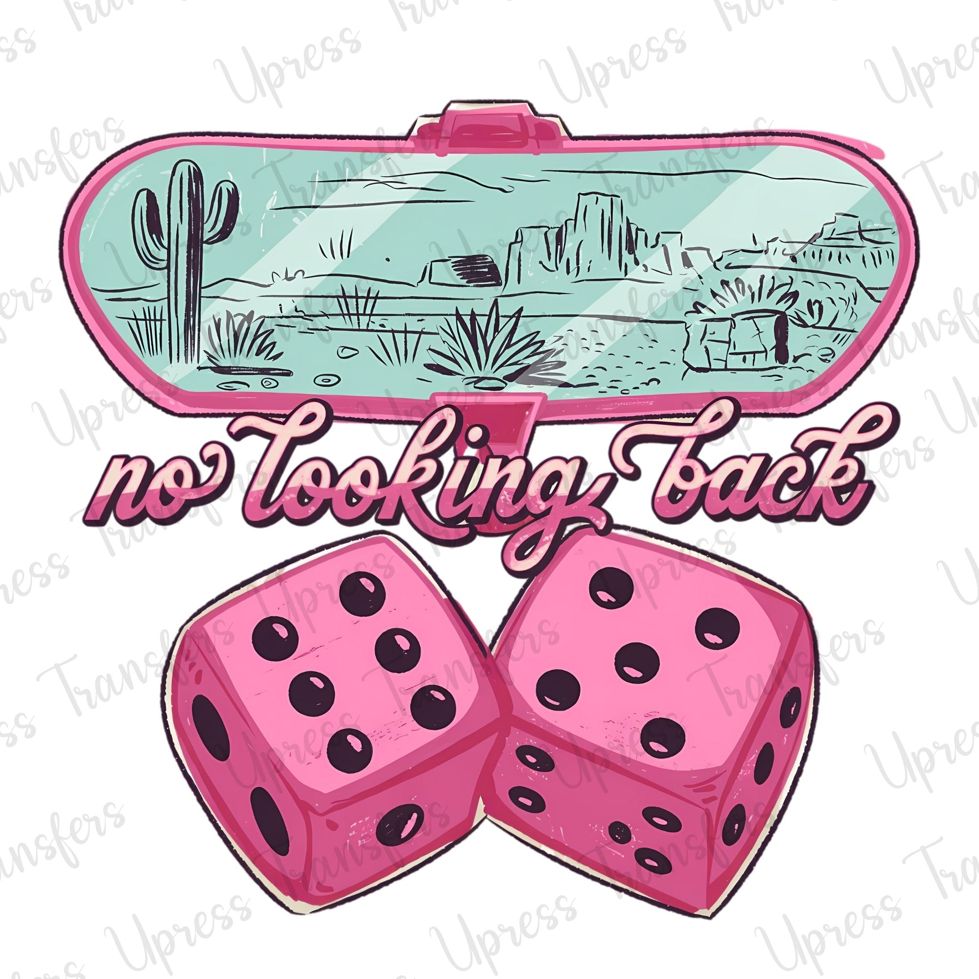 No Looking Back Mirror Die