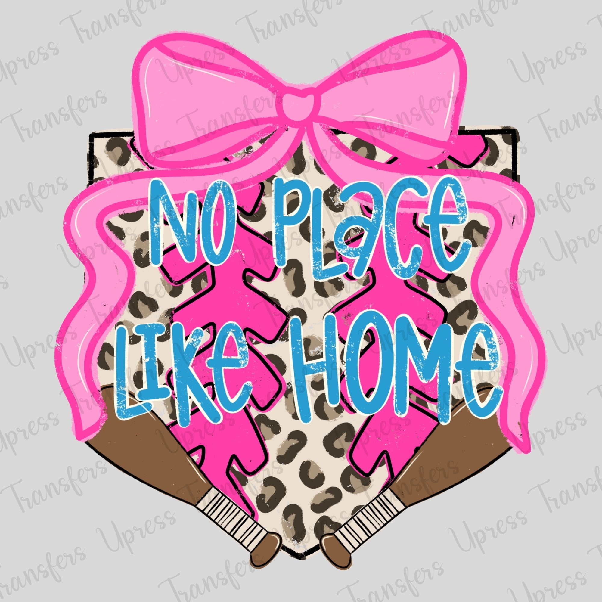 No Place Like Home Pink Plate