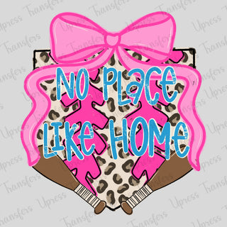 No Place Like Home Pink Plate