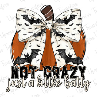 Not Crazy Batty Bow Pumpkin