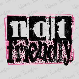 Not Friendly Leopard Pink