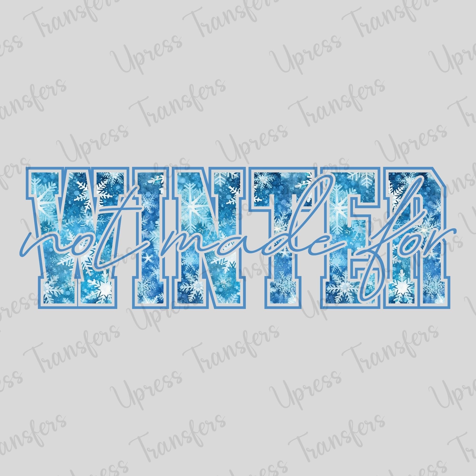 Not Made For Winter Snowflake Varsity