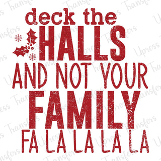 Not Your Family Red Distressed