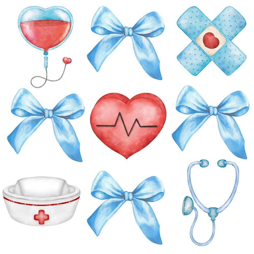 Nurse Bow Collage