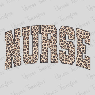 Nurse Distressed Cheetah Print