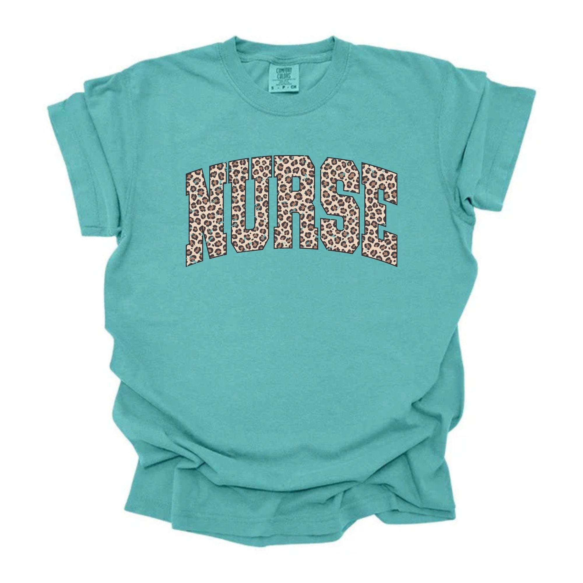 Nurse Distressed Cheetah Print
