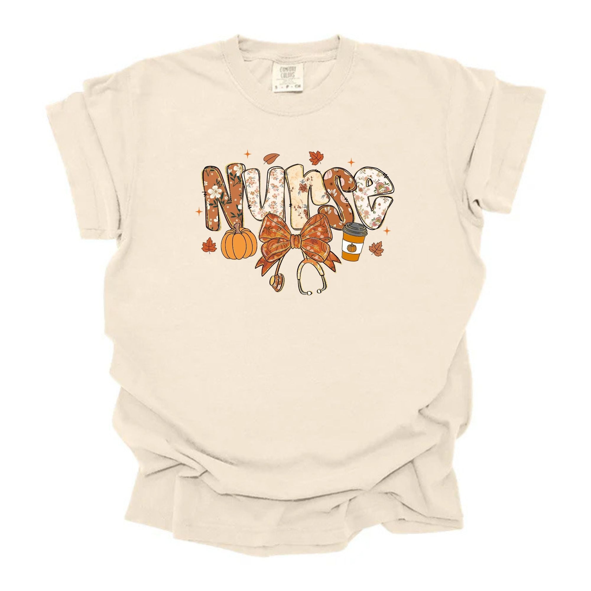 Nurse Fall Floral Patterns