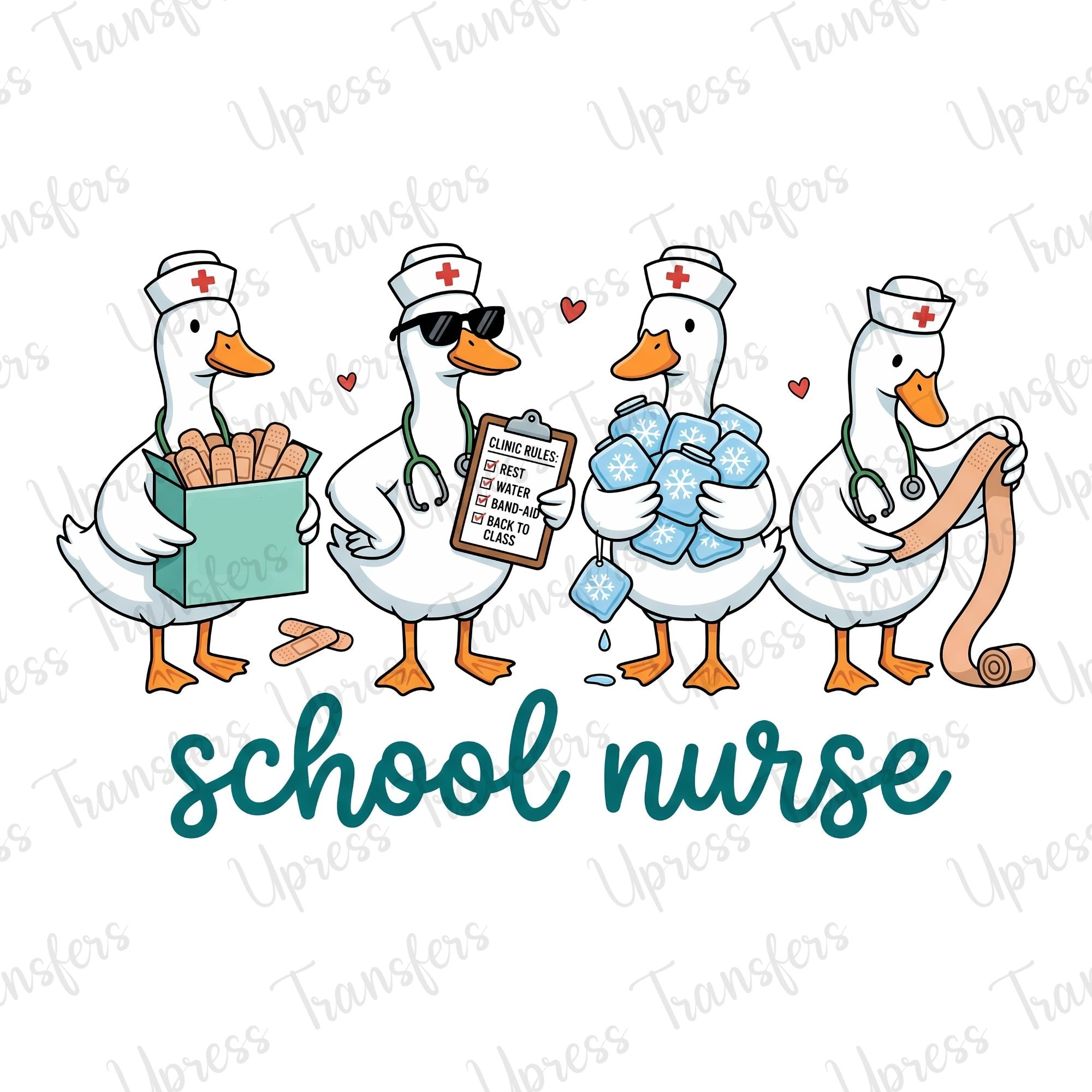 Nurse Goose Blue