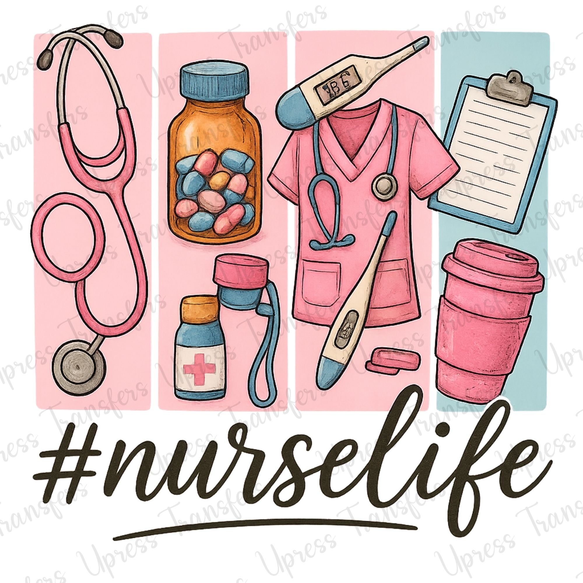 Nurse Life Collage Hashtag