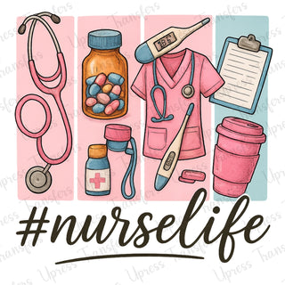 Nurse Life Collage Hashtag
