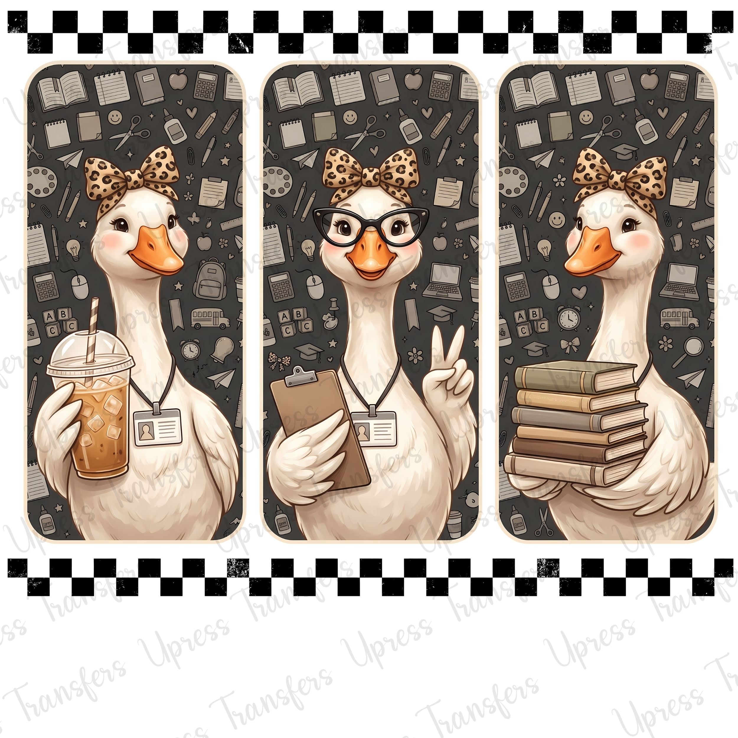 Nursey Goose Cheetah Bow