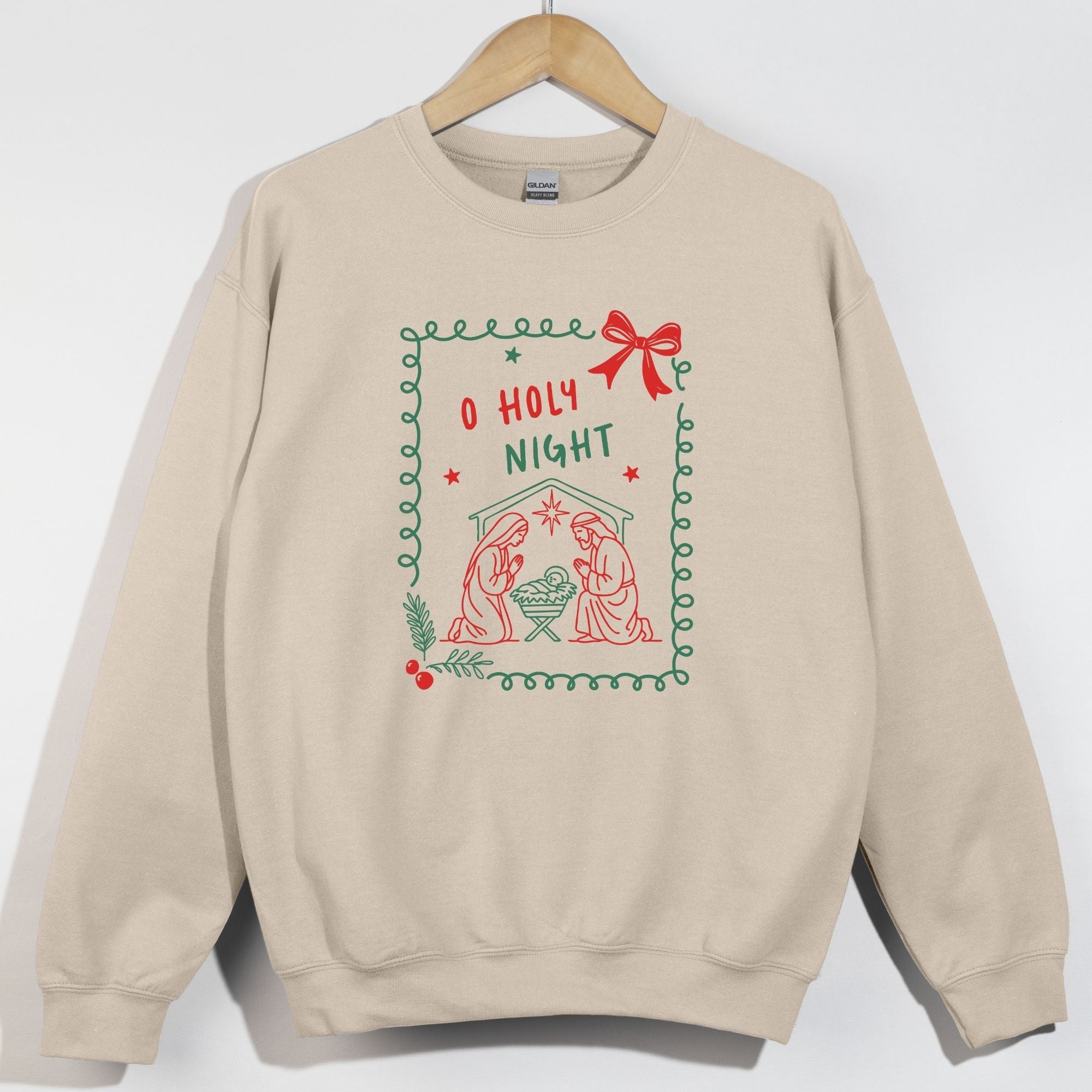 O Holy Night Red and Green
