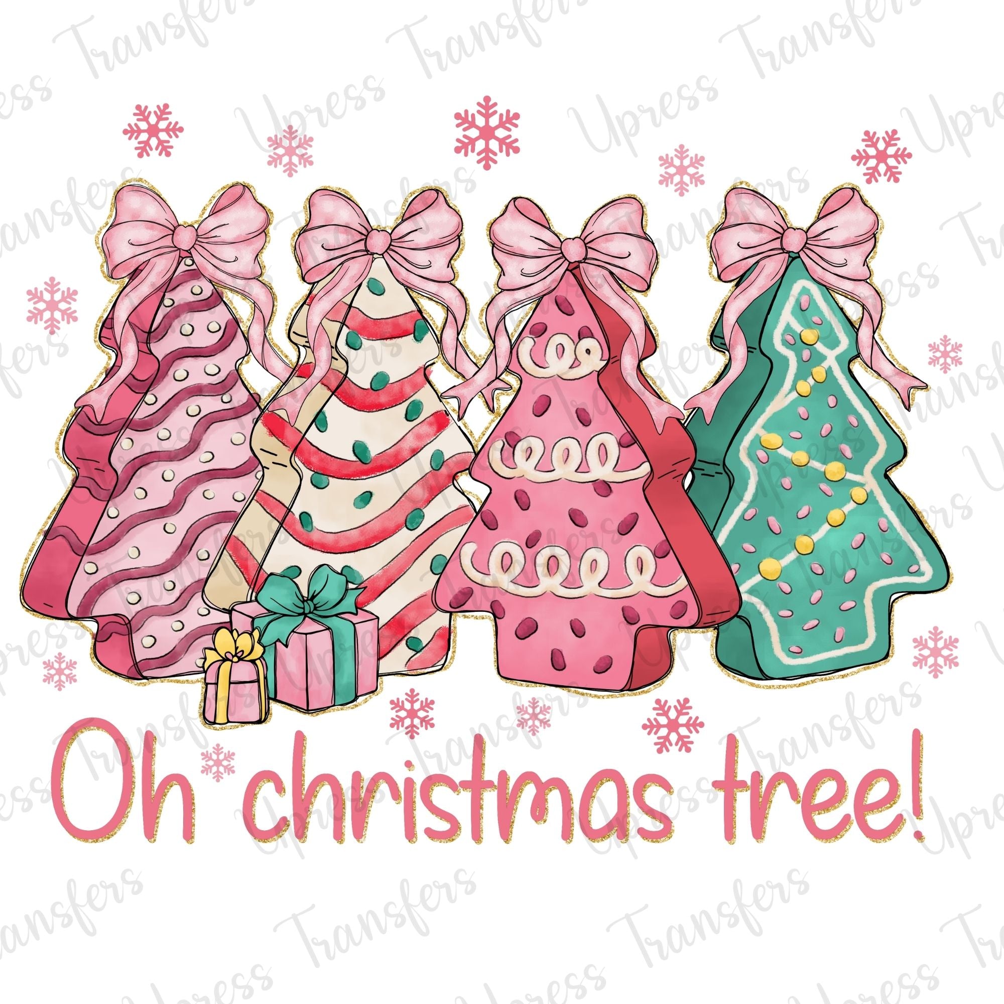 Oh Christmas Tree Cakes x4