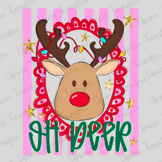 Oh Deer Frame Stripes