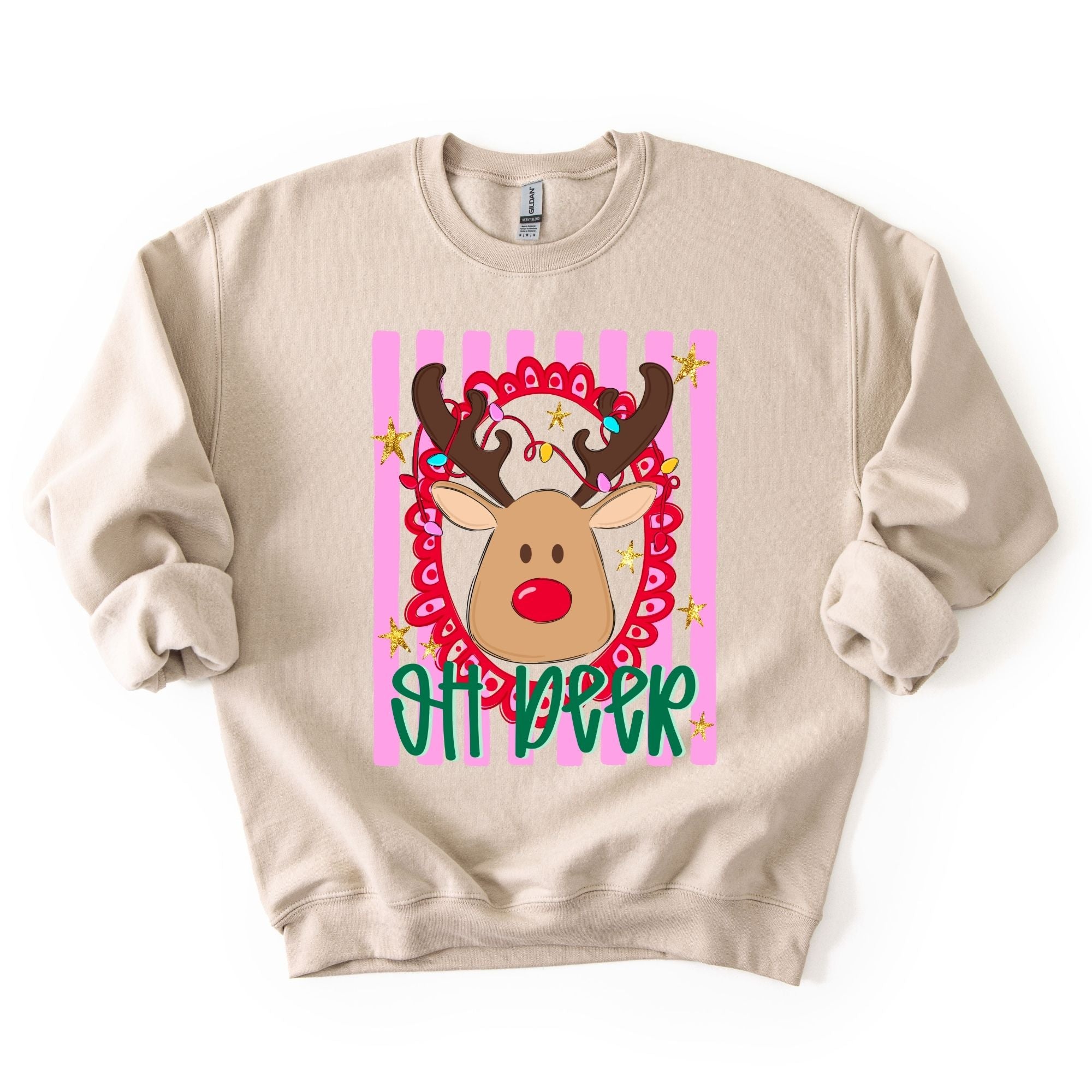 Oh Deer Frame Stripes