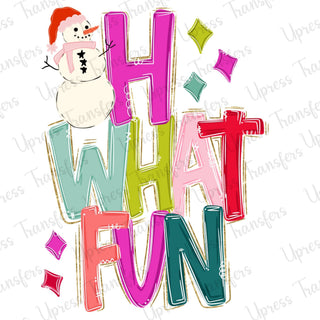 Oh What Fun Snowman