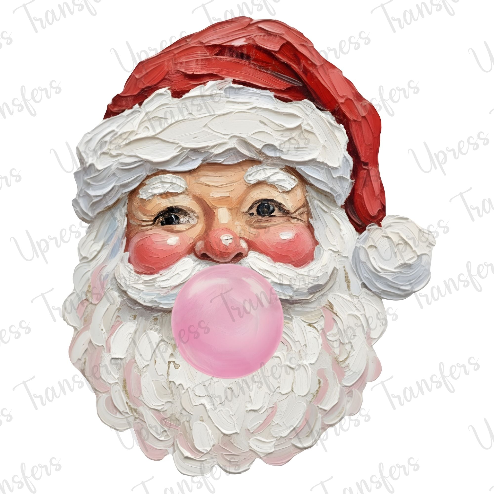 Oil Painting Santa Bubblegum