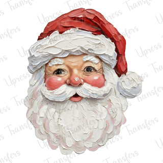 Oil Painting Santa
