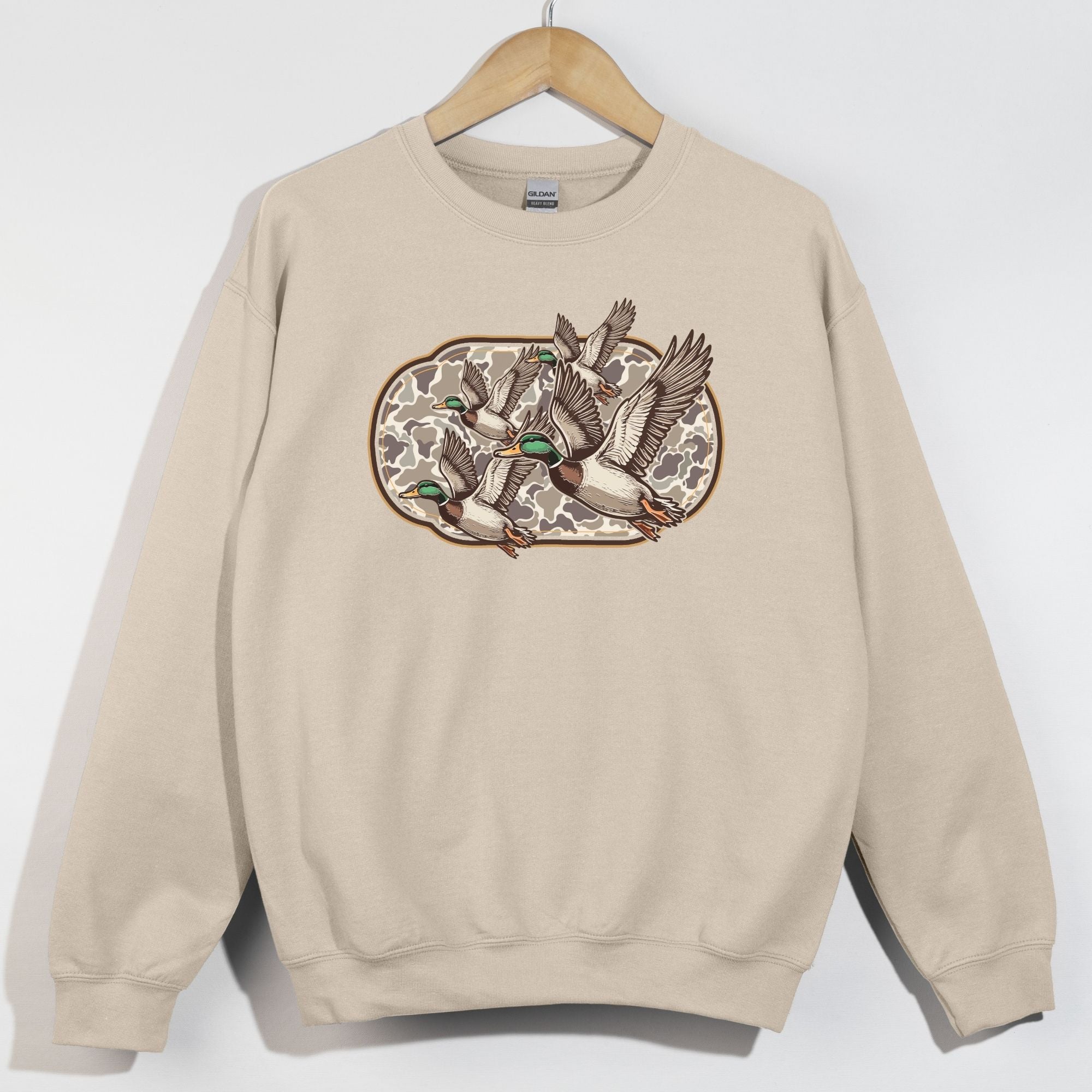 Old School Camo Flying Mallards