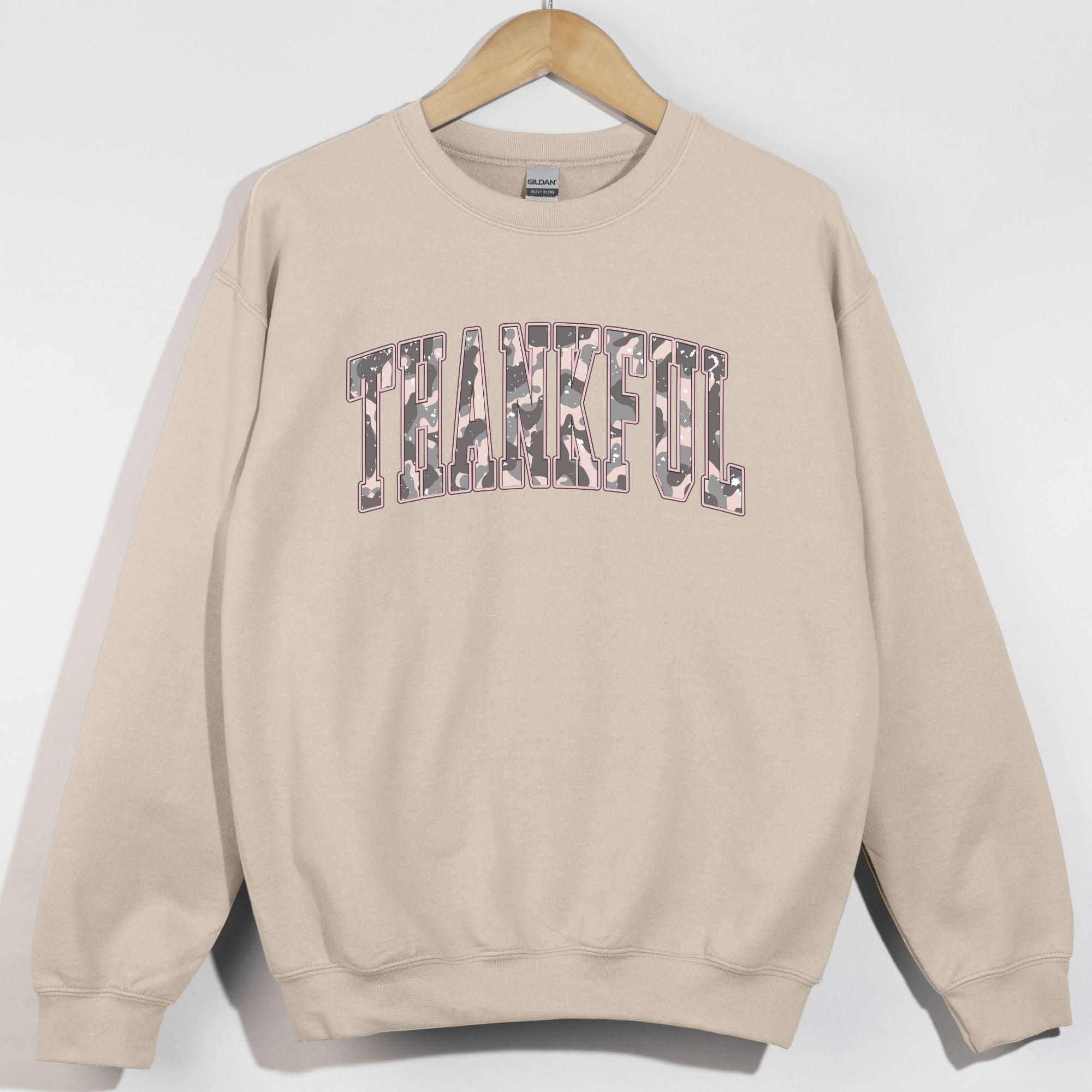 Old School Camo Thankful