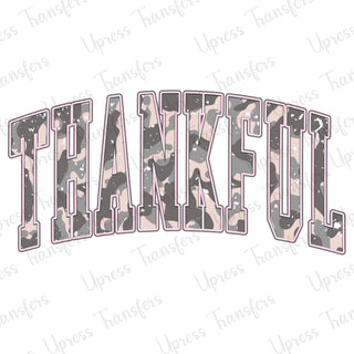 Old School Camo Thankful