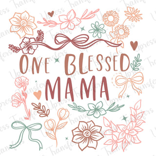 One Blessed Mama Boho Colors